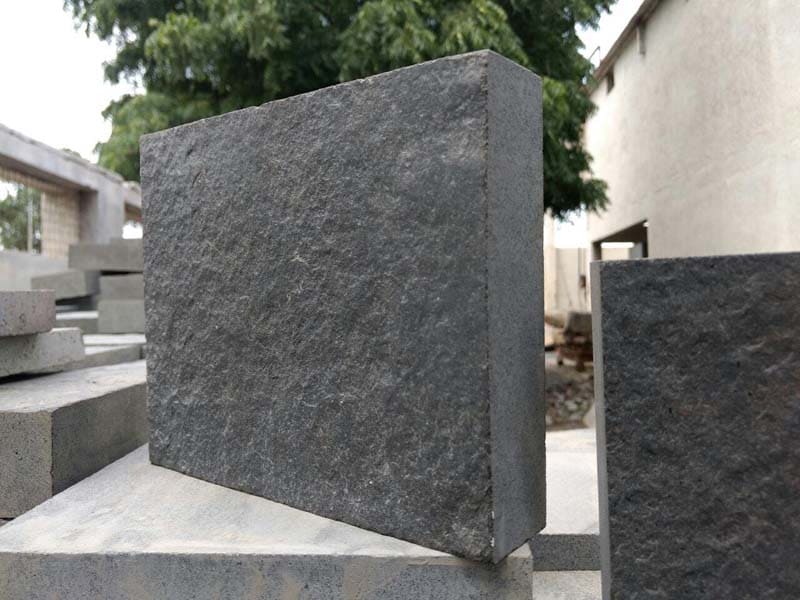 Basalt Stone - Premium Dense volcanic rock, dark in colour, high resistance to wear and weather, available in tiles, slabs, and cobblestones. - High quality construction materials from Egypt with international certification